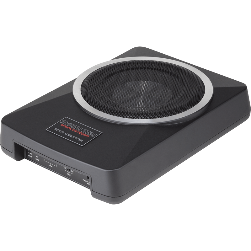 Ground Zero GZUB 800XACTII  8" Inch 20cm Active Underseat bass Enclosure Subwoofer