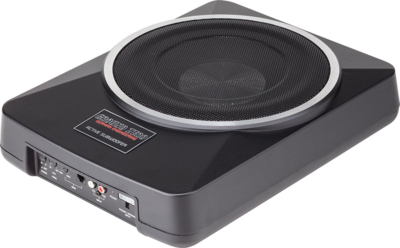 Ground Zero GZUB 1000XACTII active underseat subwoofer enclosure with built in amplifier