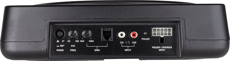 Ground Zero GZUB 1000XACTII active underseat subwoofer enclosure with built in amplifier