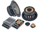 Ground Zero Uranium GZUC650SQX 16.5cm/6.5" 2 Way Component Speakers 220W