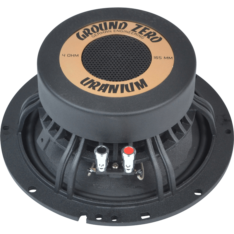 Ground Zero Uranium GZUC650SQX 16.5cm/6.5" 2 Way Component Speakers 220W
