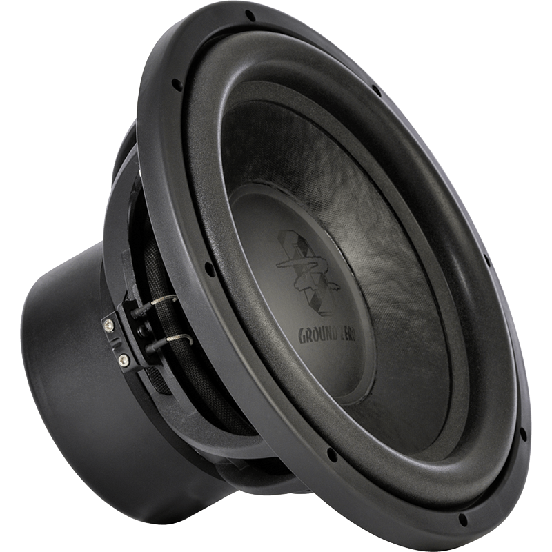 Ground Zero GZUW12SQX 30 cm 12”  2 x 2 ohm 600W RMS Subwoofer