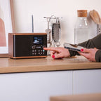 PURE Classic H4 DAB+/FM Radio with Bluetooth - Coffee Black/Walnut