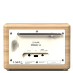 PURE Classic H4 DAB+/FM Radio with Bluetooth - Cotton White/Oak