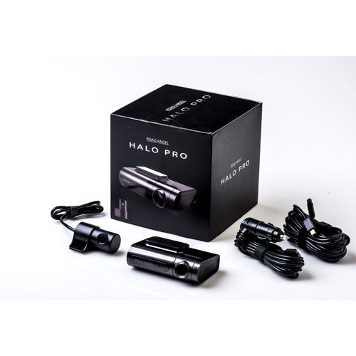 Road Angel HALO PRO Front & Rear Camera Package with Built-In GPS Telematics