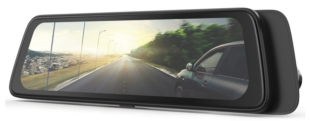 Road Angel HaloView Dash Cam 2 Channel 10 inch Mirror Dash Camera.