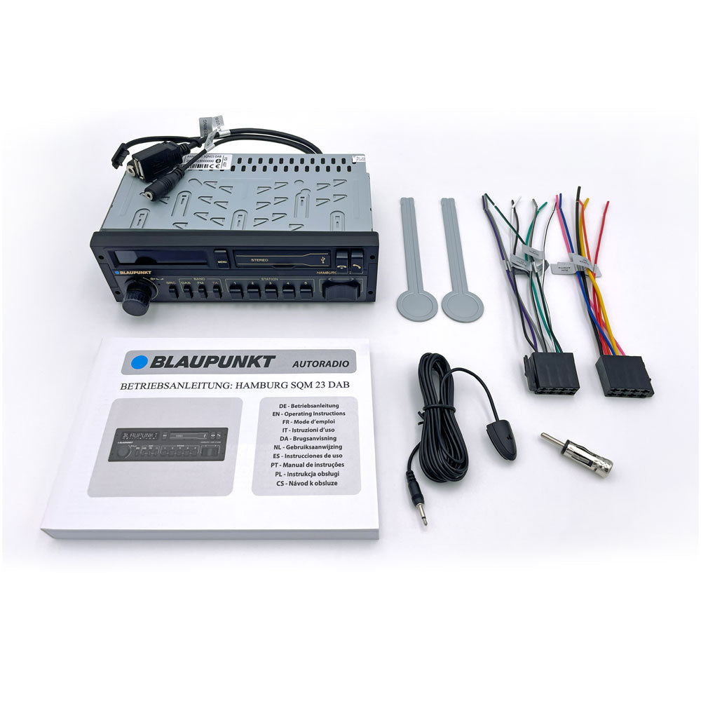 Blaupunkt Hamburg SQM 23 DAB Multicolour Cult Car Radio DAB+ Bluetooth Flac Dual USB 4 x 50W DAB Aerial