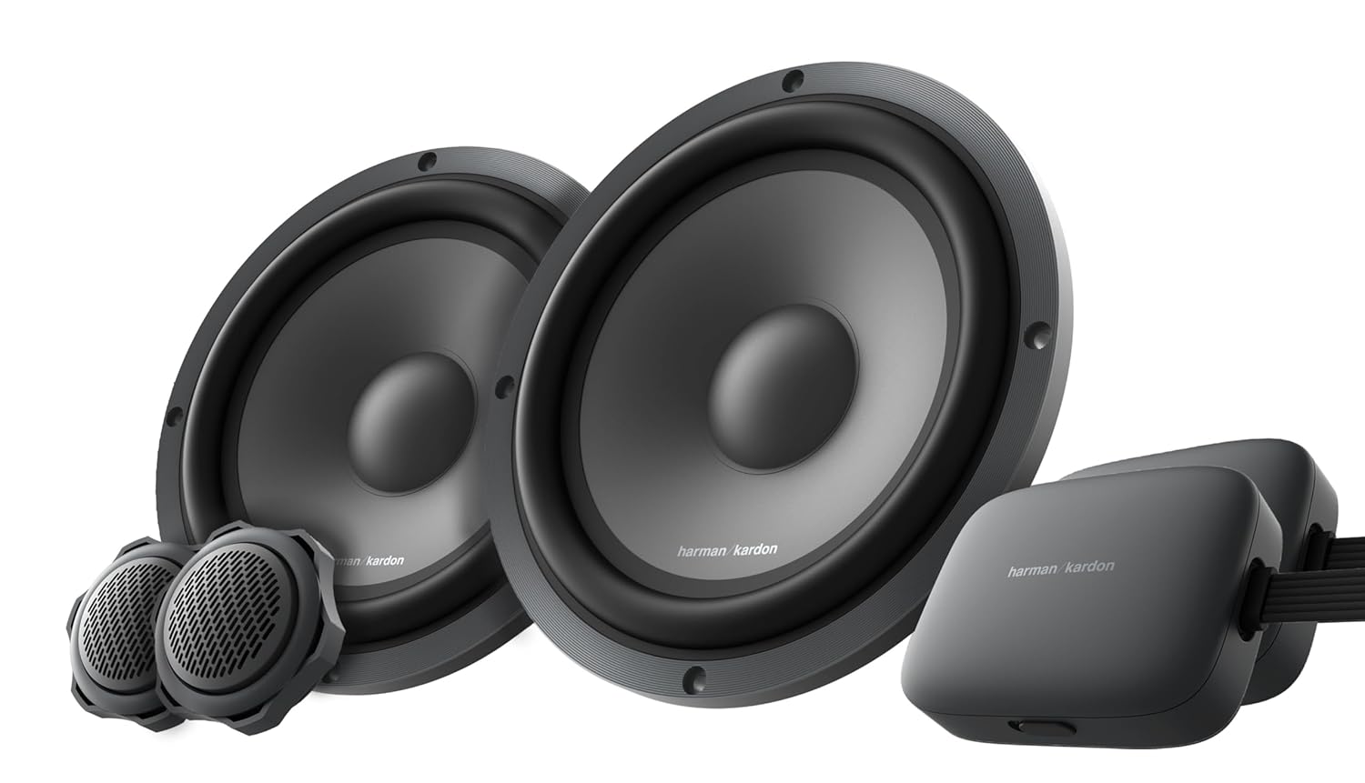 Harmon Kardon FLOW 601CF 6.5" (165mm) 2-Way Car Component Speakers 720W