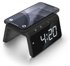 Caliber HCG019QI-BA Alarm Clock With Wireless Charging – Black