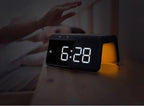 Caliber HCG019QI-BA Alarm Clock With Wireless Charging – Black