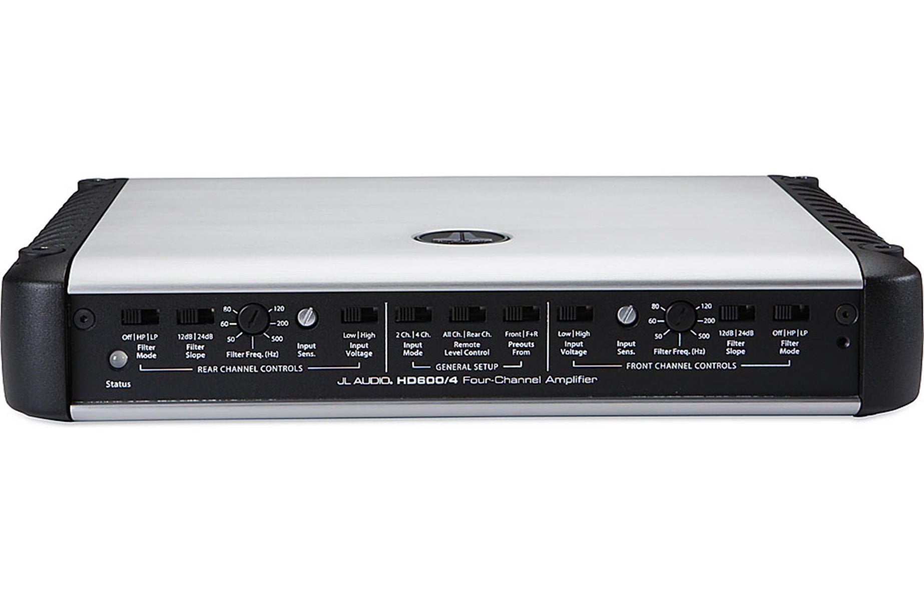 JL Audio HD600/4 600W 4-Channel Class D, HD Series Small Profile Amplifier with R.I.P.S. Technology
