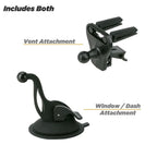 Scosche HDVM 3-in-1 Universal Car WINDOW/VENT/DASH Mount For Smartphones and Mobile Devices