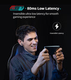 EDIFIER HECATE GM5 Bluetooth AptX Low Latency Gaming Earbuds - Grey