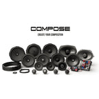Helix Compose Basic CB C460.2-S3 4x6 Inch Car Coaxial Speaker 50W RMS Pair
