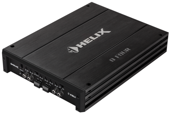 HELIX D FOUR - 4 Channel 520 Watts Peak Power Amplifier with Active Crossover
