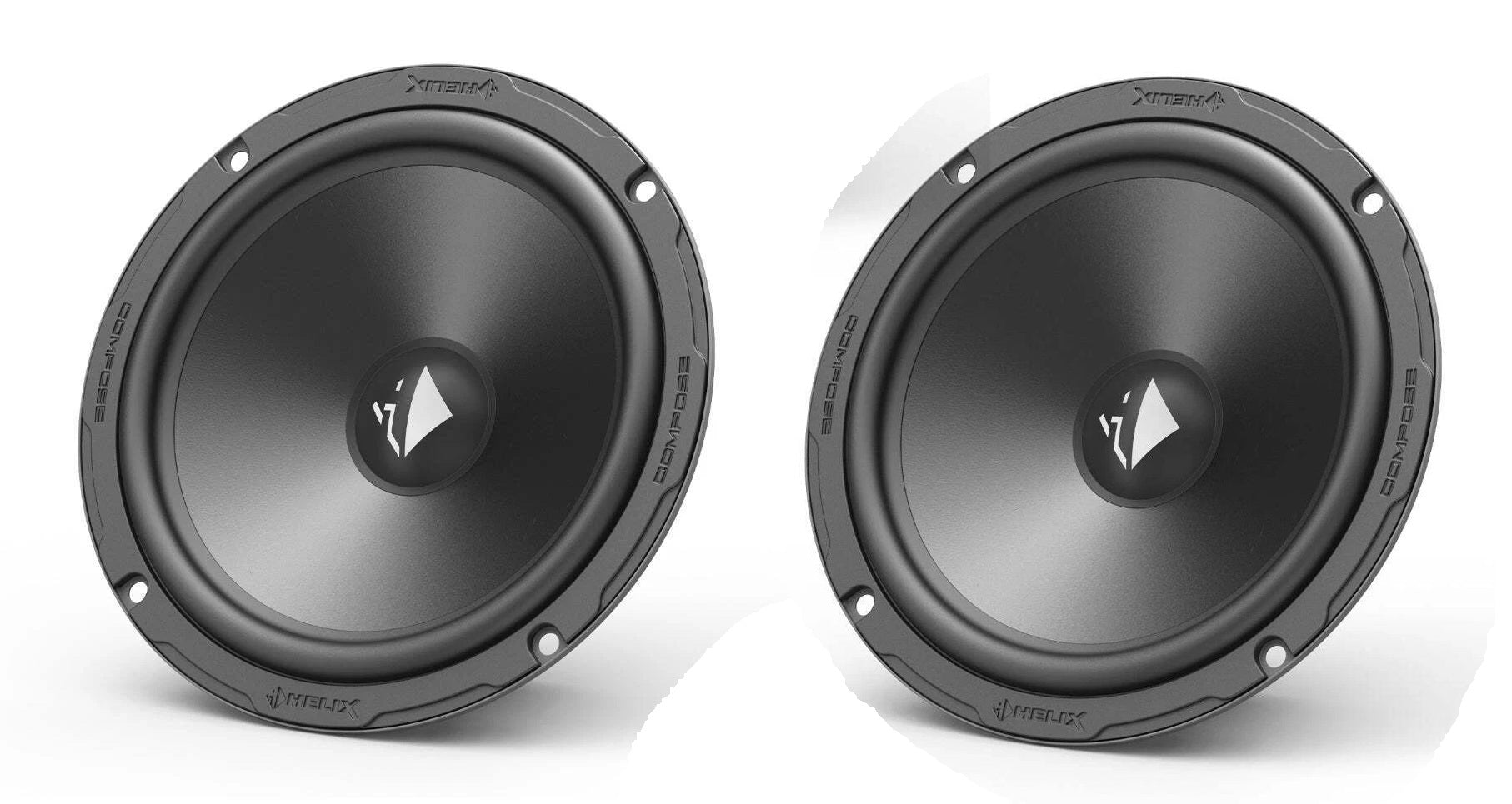HELIX PRW165 6.5 inch PRO Midrange Speakers w/ Grilles 200W MAX Pair