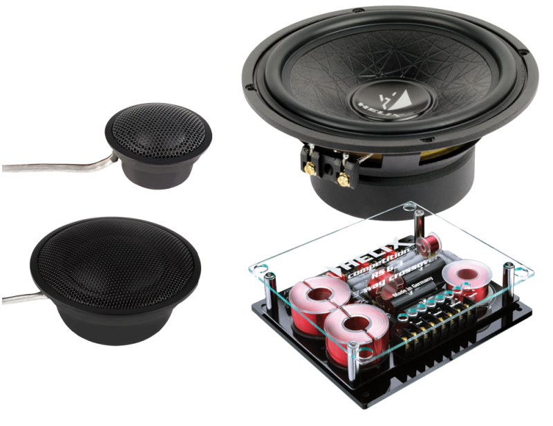 HELIX C 63C 6.5" 165mm 3 Way Component  Car Speaker System 760 Watts
