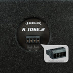 HELIX K 10SE.2 Compact  10" Inch Subwoofer 600 Watts MAX Passive Bass Downfire Enclosure