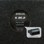 HELIX K 8E.2  8" Inch Subwoofer 600 Watts MAX Passive Bass Downfire Enclosure
