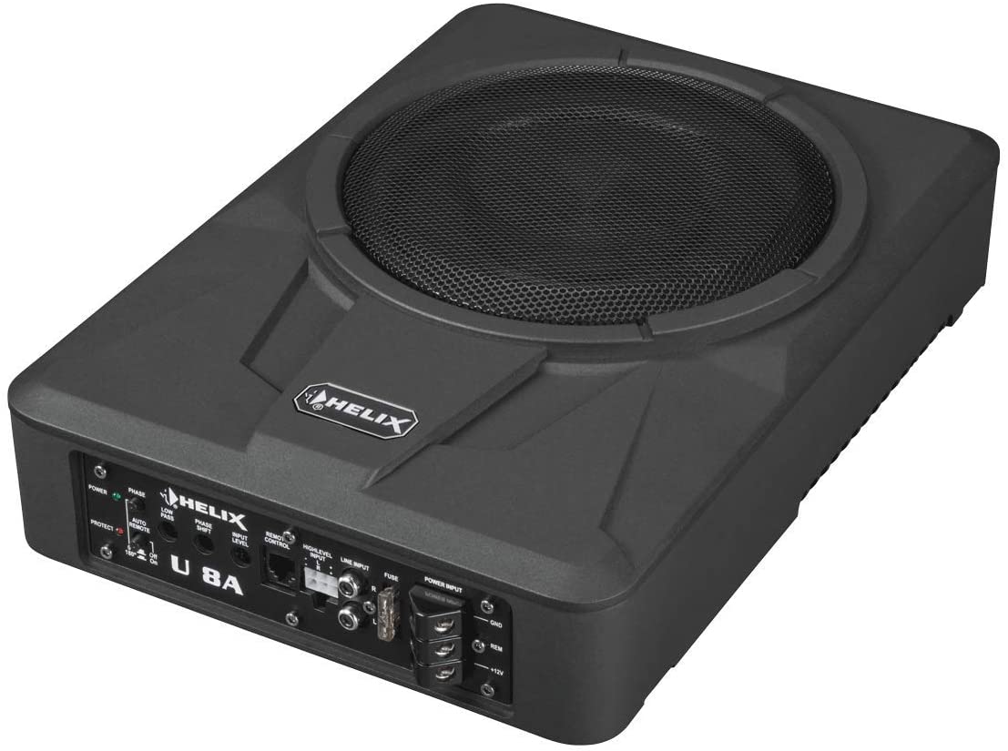 Helix U10A Ultra-compact Compact Active Underseat Subwoofer w/ Remote Control