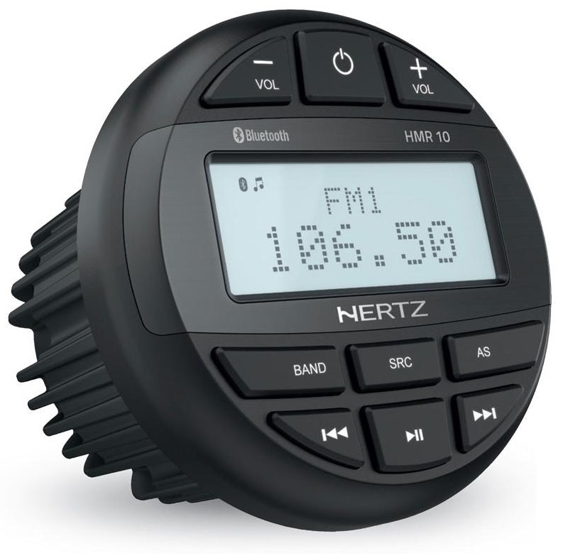 Hertz Marine HMR10D - 2.8" Compact Digital Marine Media Bluetooth Receiver with DAB+