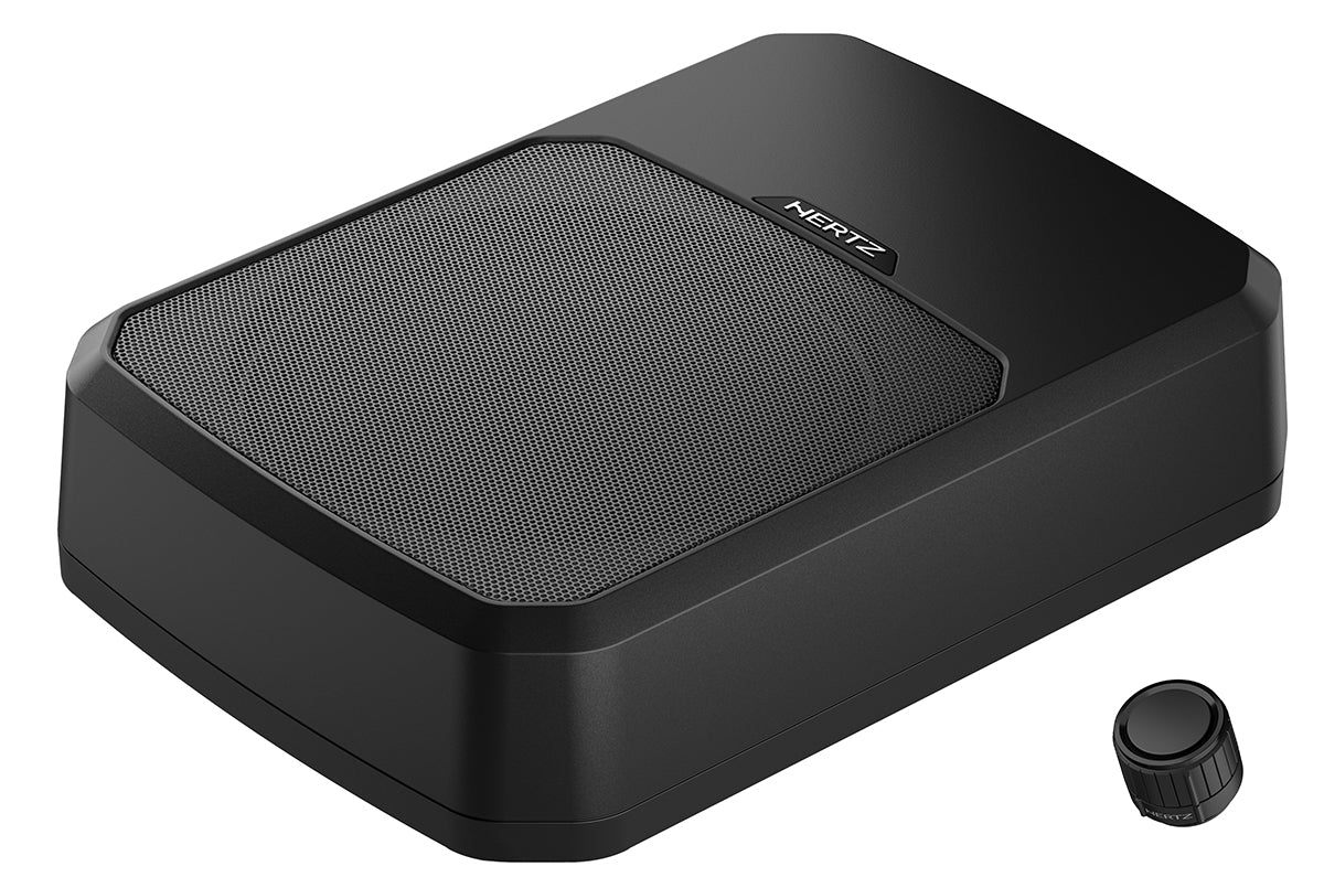 Hertz DIECI DBA 201F Active underseat subwoofer enclosure with built in amplifier