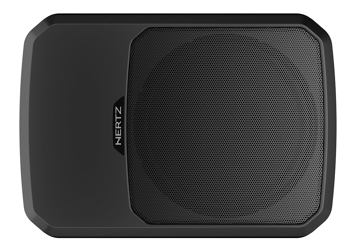 Hertz DIECI DBA 201F Active underseat subwoofer enclosure with built in amplifier
