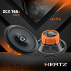 Hertz DCX165.3 120W 6.5" 2-Way Coaxial Car Speakers