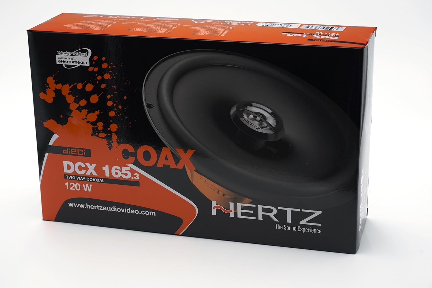 Hertz DCX165.3 120W 6.5" 2-Way Coaxial Car Speakers