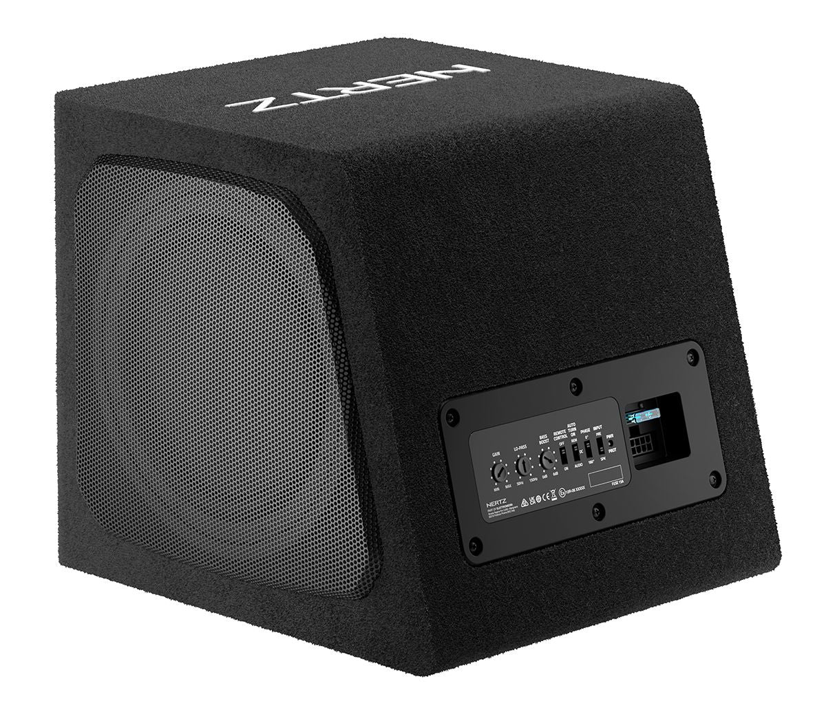 Hertz Dieci DBA201 - 8" 300 Watt Active Bass Enclosure with built-in amplifier