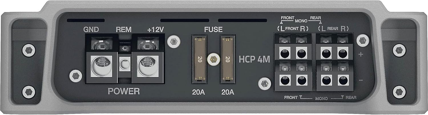 Hertz HCP4 760W 4-Channel Car Subwoofer Amplifier