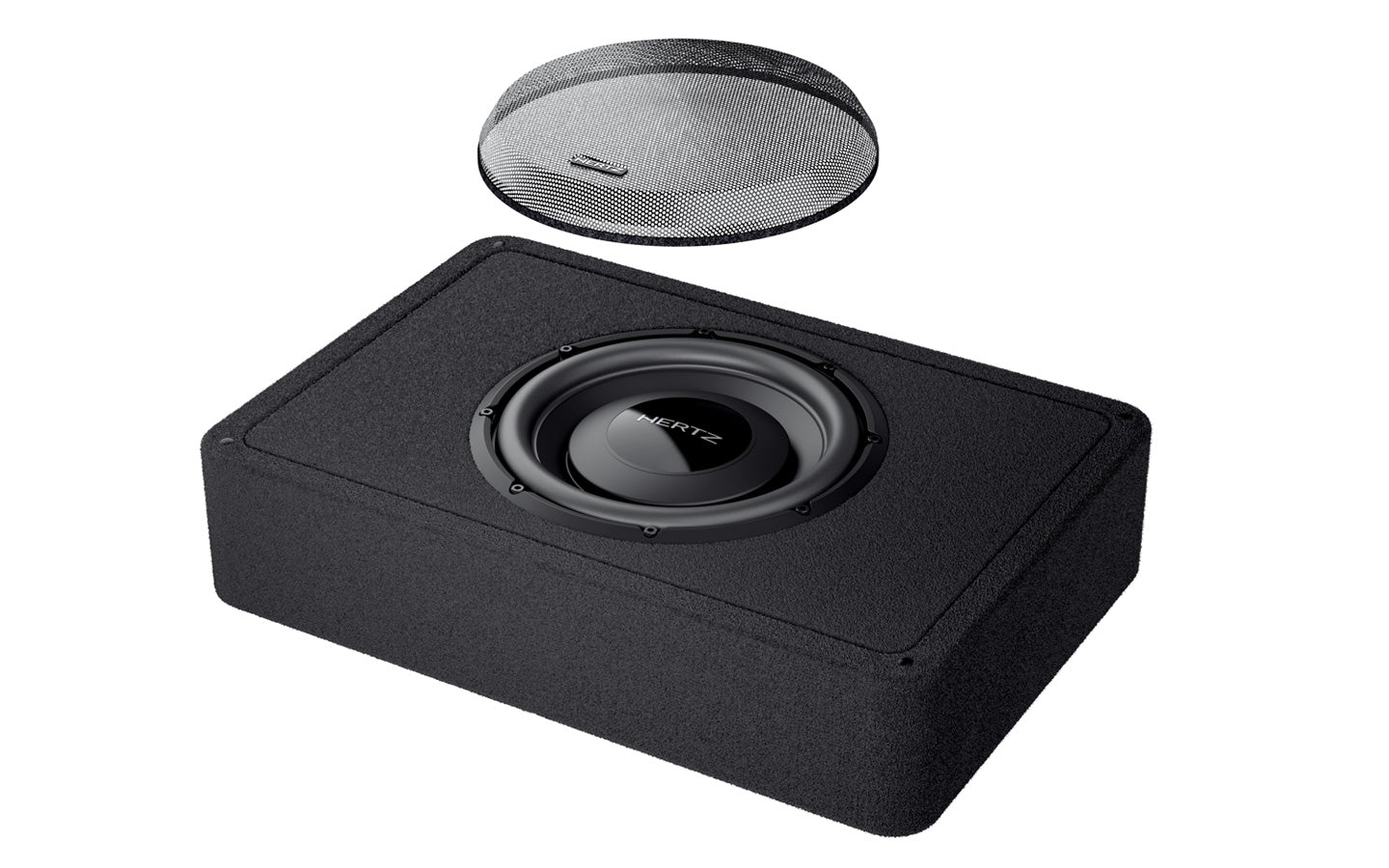 Hertz Mille Pro MPBX 250 S2 1000w Super-Shallow Loaded 10" Subwoofer in Down-Firing Enclosure