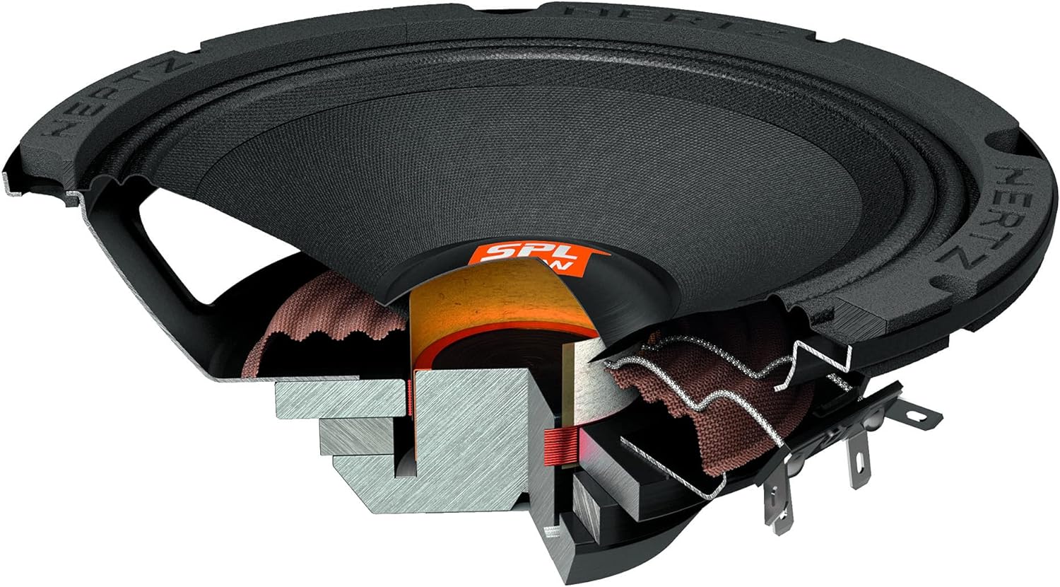 Hertz SV165 Neo 6.5 inch SPL Show 200W Tweeters Coaxial Speakers with Grills