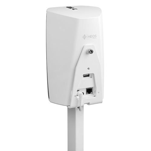 Cavus HES1W Twin Floor Tripod Stands for Denon HEOS 1 Pair - White