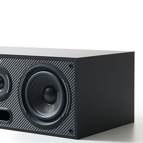 Elipson HORUS 10C 100W Centre Channel Bass Reflex Speaker - Black Carbon
