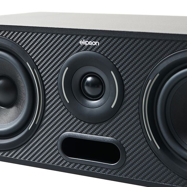 Elipson HORUS 10C 100W Centre Channel Bass Reflex Speaker - Black Carbon