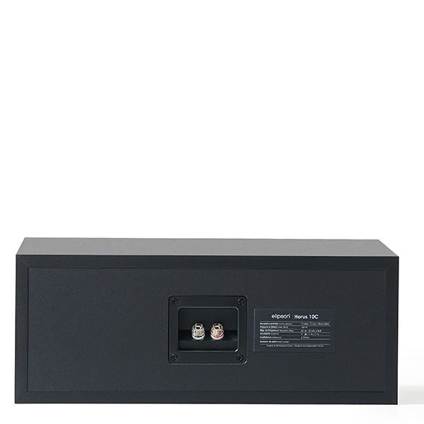 Elipson HORUS 10C 100W Centre Channel Bass Reflex Speaker - Black Carbon