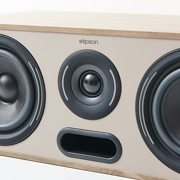 Elipson HORUS 10C 100W Centre Channel Bass Reflex Speaker - Light Wood