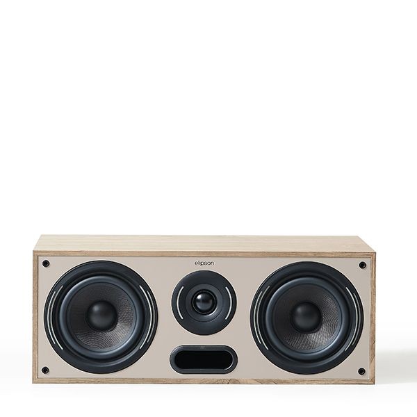 Elipson HORUS 10C 100W Centre Channel Bass Reflex Speaker - Light Wood