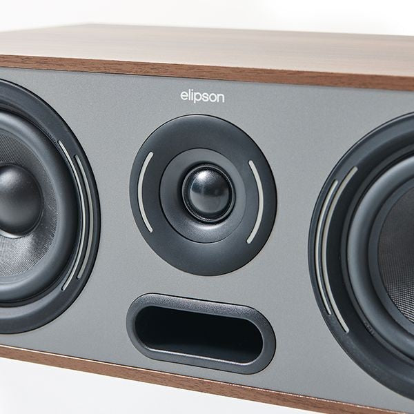 Elipson HORUS 10C 100W Centre Channel Bass Reflex Speaker - Walnut