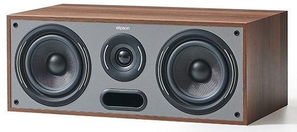 Elipson HORUS 10C 100W Centre Channel Bass Reflex Speaker - Walnut