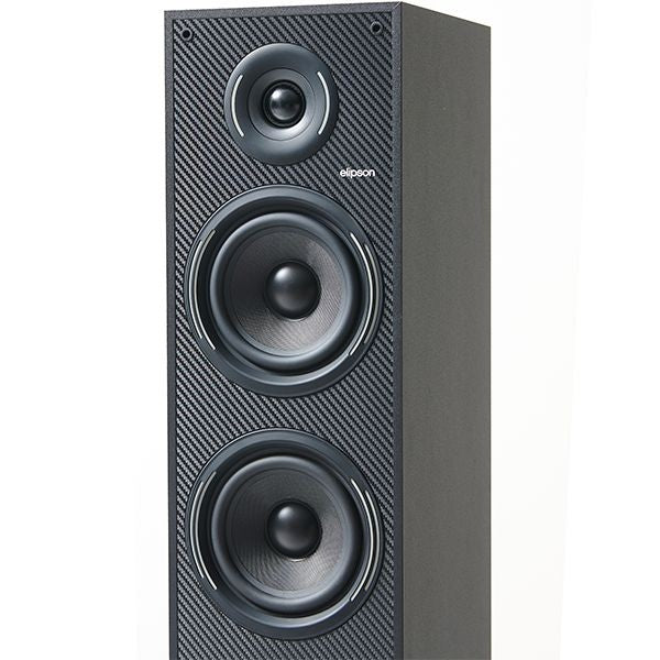 Elipson HORUS 11BT 120W 2.5Way Active BT Floorstanding Bass Reflex Speaker - Black Carbon