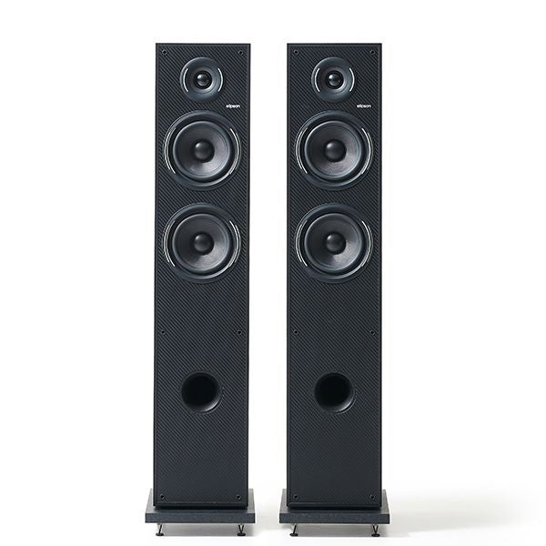 Elipson HORUS 11BT 120W 2.5Way Active BT Floorstanding Bass Reflex Speaker - Black Carbon