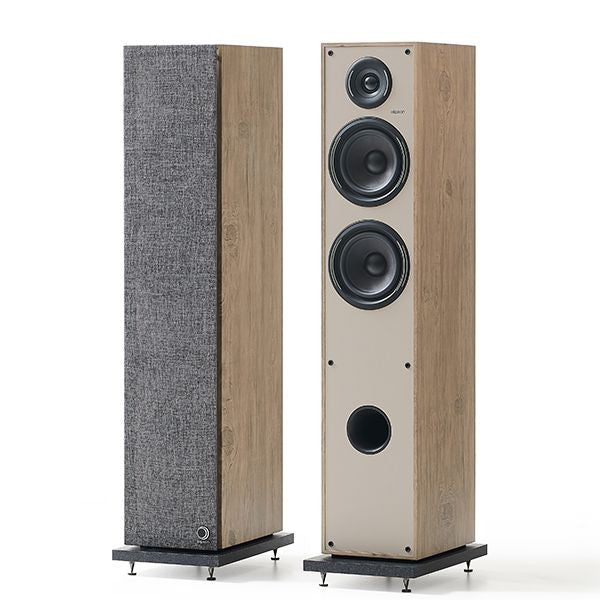 Elipson HORUS 11F 120W 2.5Way Floorstanding Bass Reflex Speaker - Light Wood