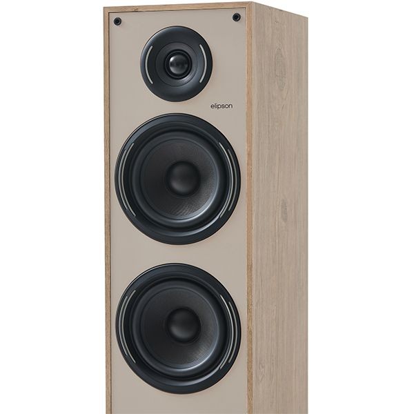 Elipson HORUS 11F 120W 2.5Way Floorstanding Bass Reflex Speaker - Light Wood