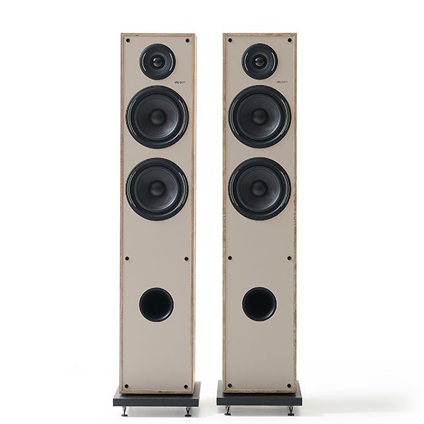 Elipson HORUS 11F 120W 2.5Way Floorstanding Bass Reflex Speaker - Light Wood