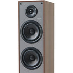 Elipson HORUS 11F 120W 2.5Way Active BT Floorstanding Bass Reflex Speaker - Walnut