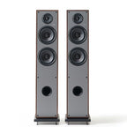 Elipson HORUS 11F 120W 2.5Way Active BT Floorstanding Bass Reflex Speaker - Walnut