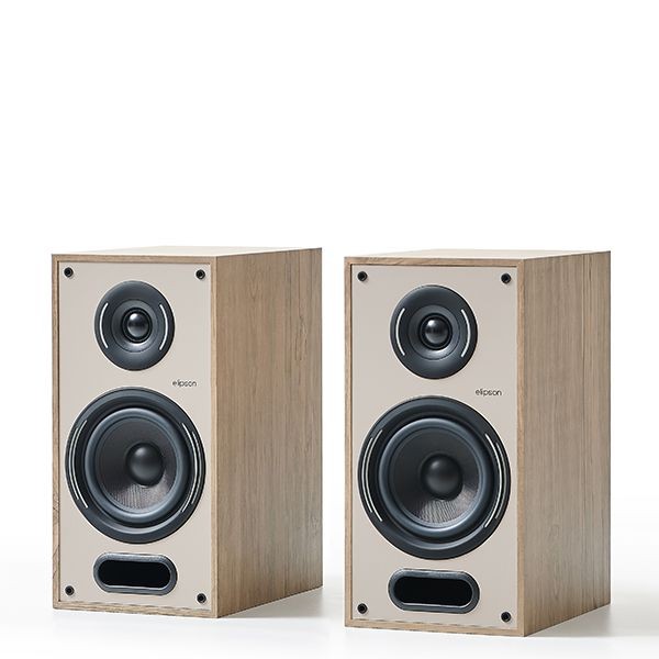 Elipson HORUS 6B 70W Bookshelf 2-Way Bass Reflex Speaker - Light Wood