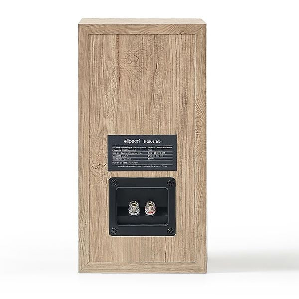 Elipson HORUS 6B 70W Bookshelf 2-Way Bass Reflex Speaker - Light Wood